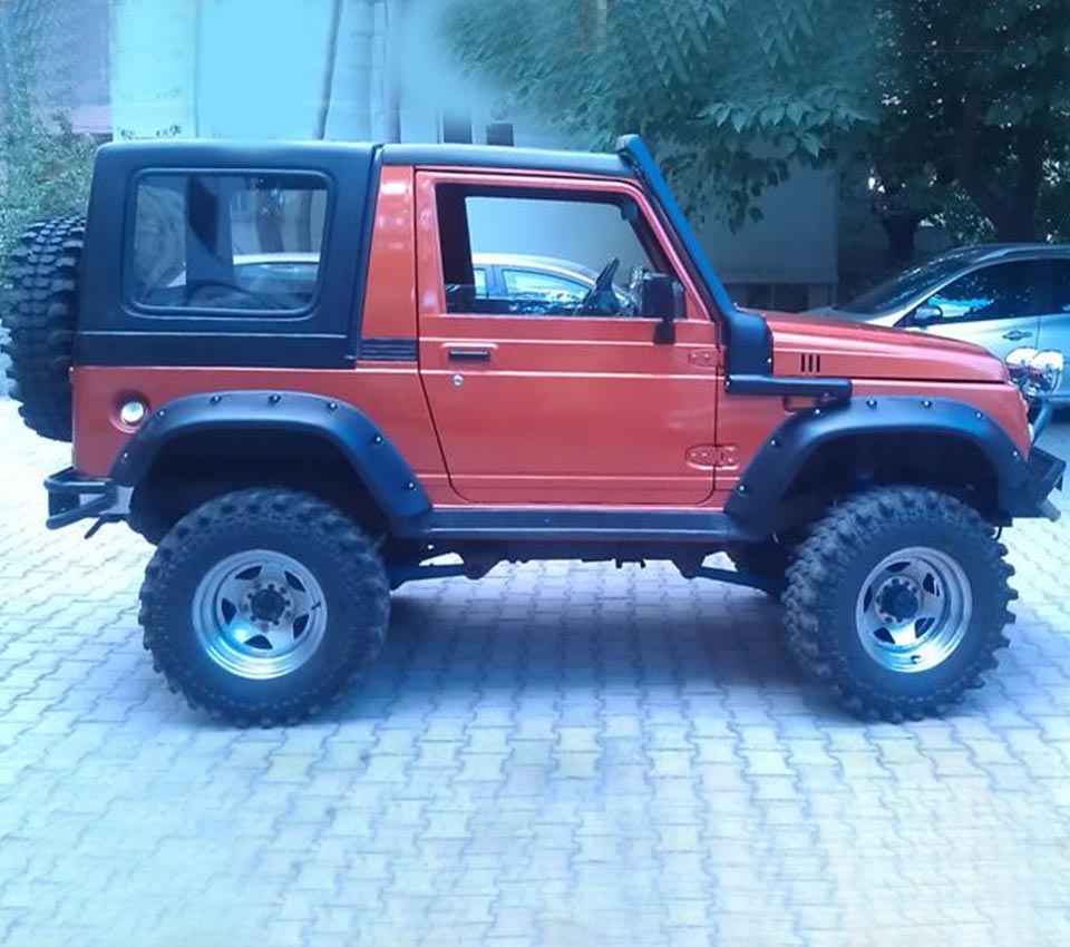 Suzuki Samurai Kotflügelverbreiterung