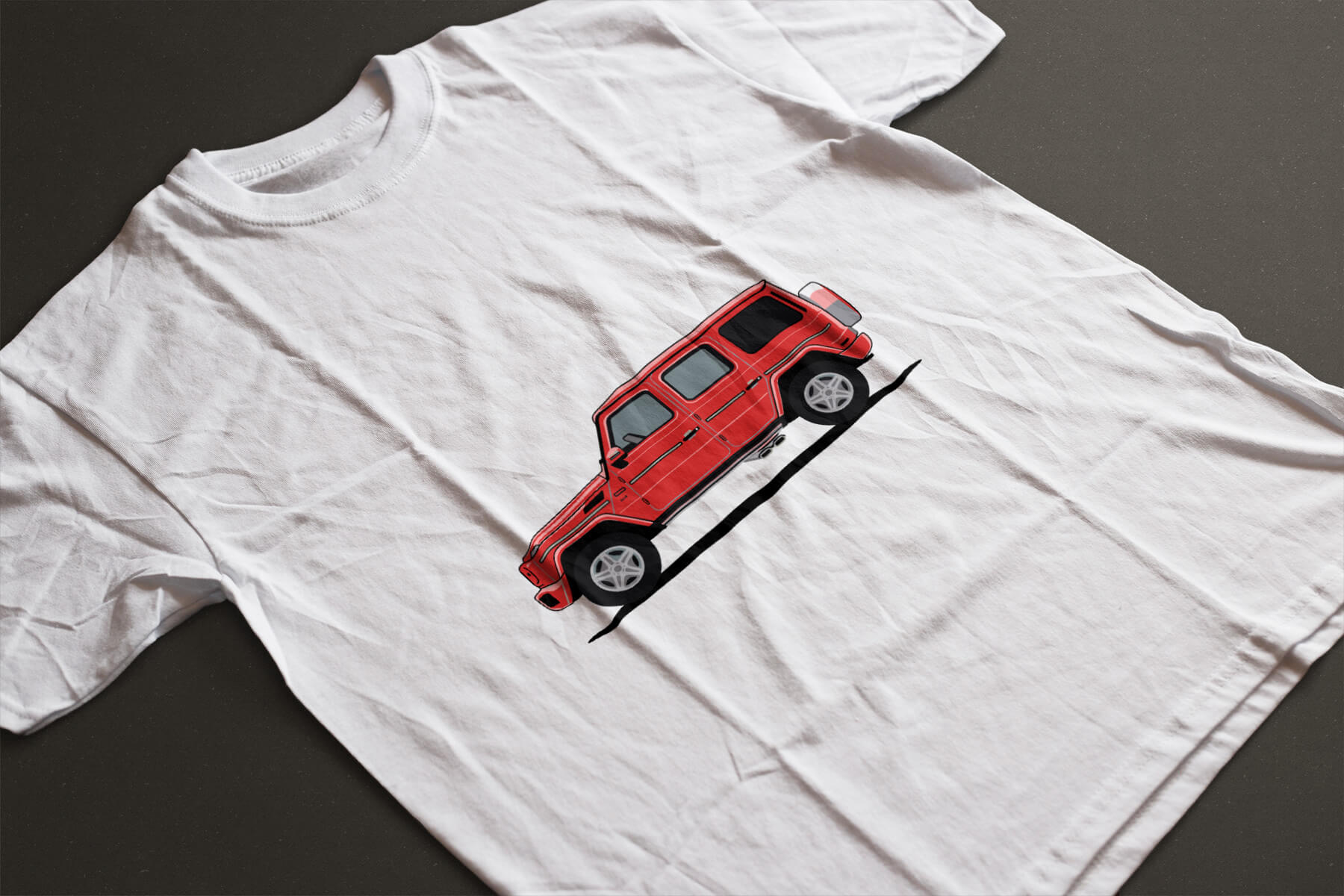 G Wagon T Shirt - Red Classic