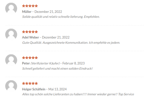 testimonials G Klasse Kotflügelverbreiterung